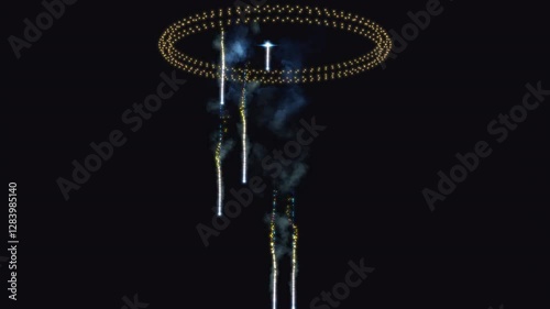 fireworks display