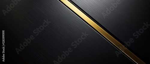 sleek black and gold background with diagonal gold stripe, creating modern and elegant design. Perfect for luxury themes and branding