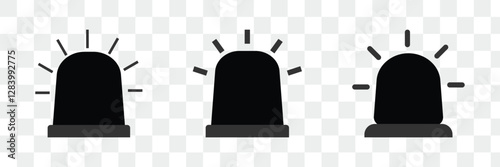 siren solid icon