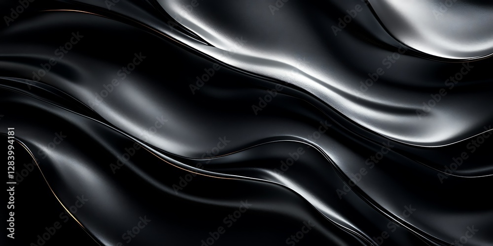 Obraz premium Abstract Black Fabric Texture
