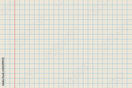 Notebook paper background. Blank pages of a notebook