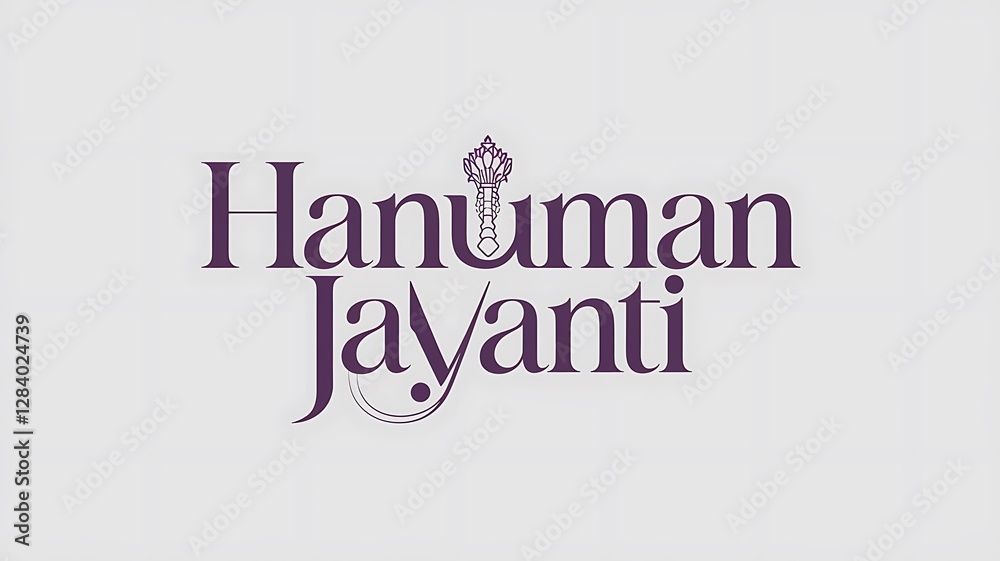 Naklejka premium Hanuman Jayanti, Illustration Art. Poster, Banner, Story, Post,