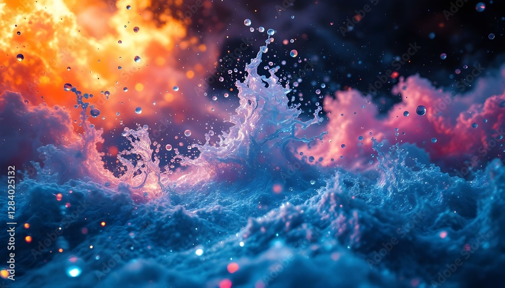 Water Wave Explosion