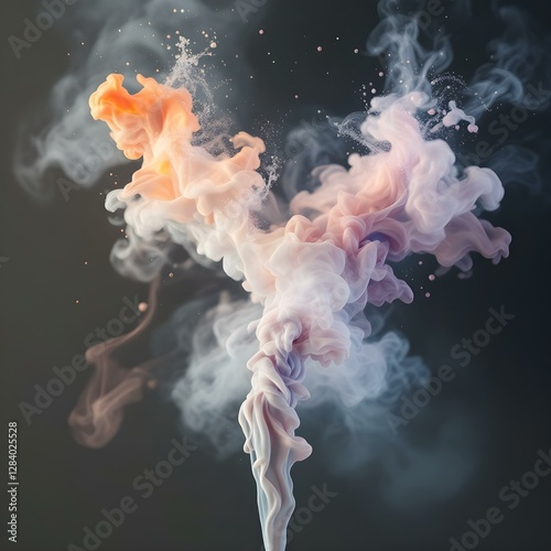 Smoke Heart: A Mesmerizing Display of Color and Motion