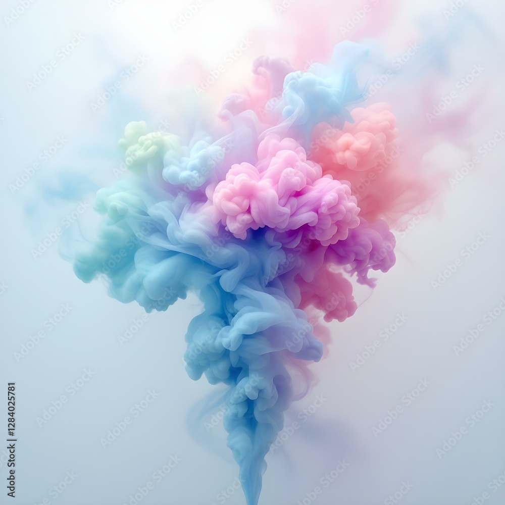Obraz premium Colorful Smoke Cloud