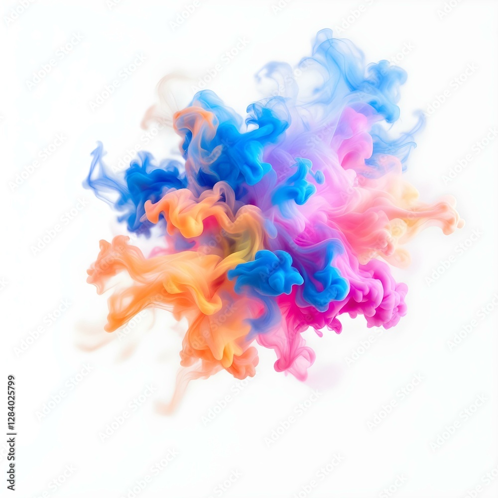 Colorful Smoke Explosion
