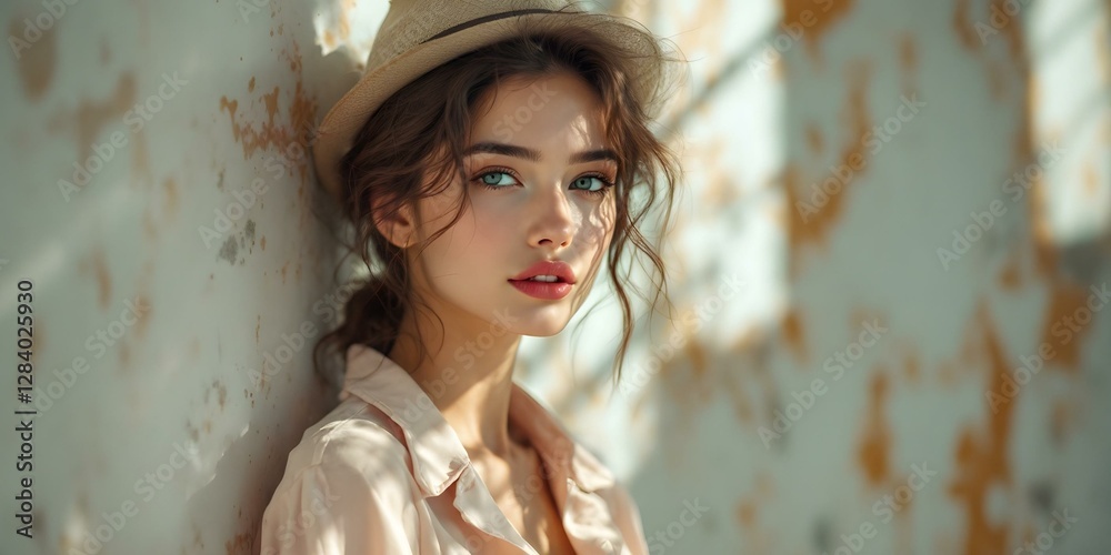 A Gentle Smile: A Beautiful Woman's Portrait