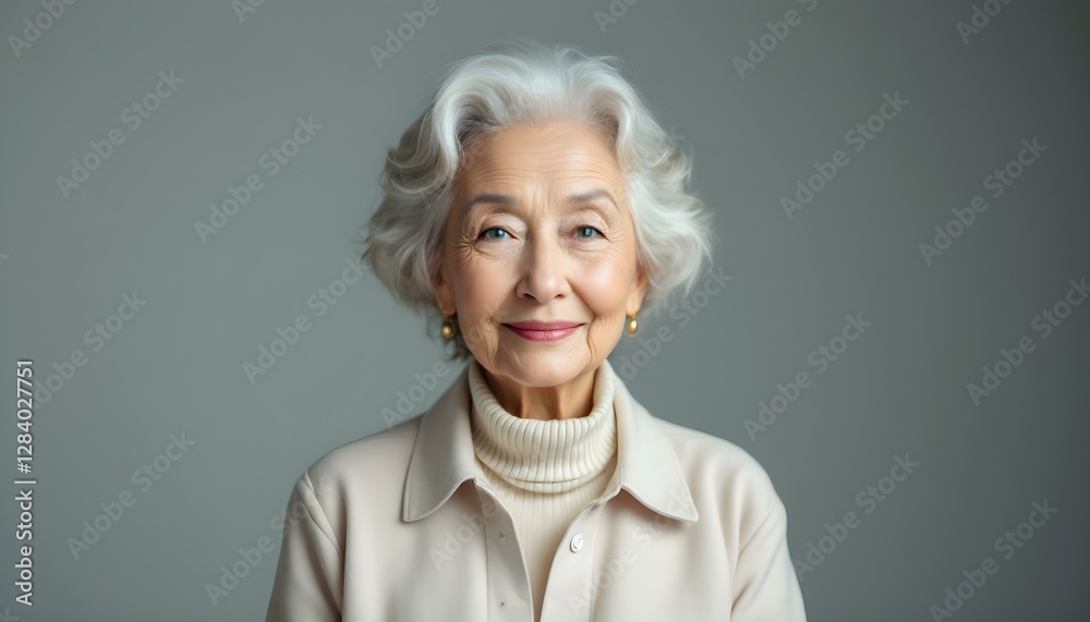 Ageless Elegance: A Portrait of Serenity