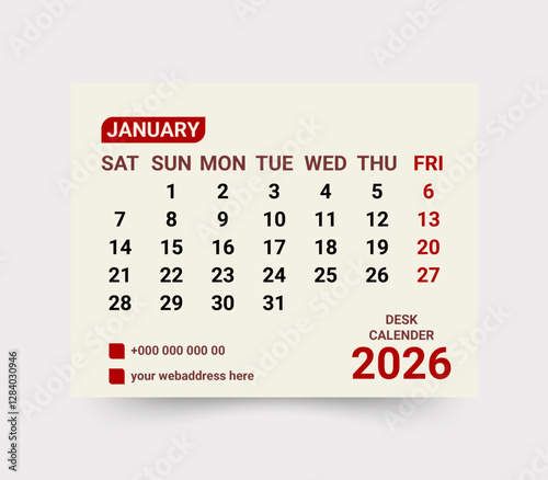 Corporate desk calender 2026 design. mordern & simple desk calender design. Desk calender design. 2026 calender design.