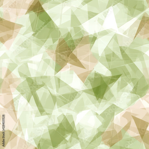 Abstract geometric pattern, light green, beige. Possible use Background design . seamless pattern. repeating pattern. photo
