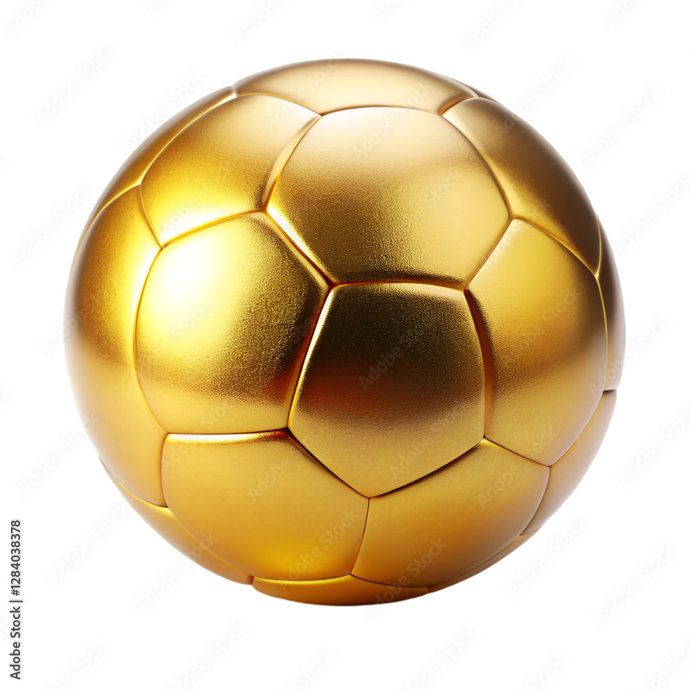 Golden ball isolated on transparent background Golden ball isolated on transparent background