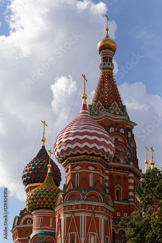 Saint Basil's Cathedral on Red Square, Moscow, Russia