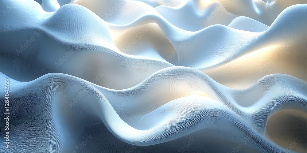 Obraz premium Abstract Flowing Fabric Texture (17)