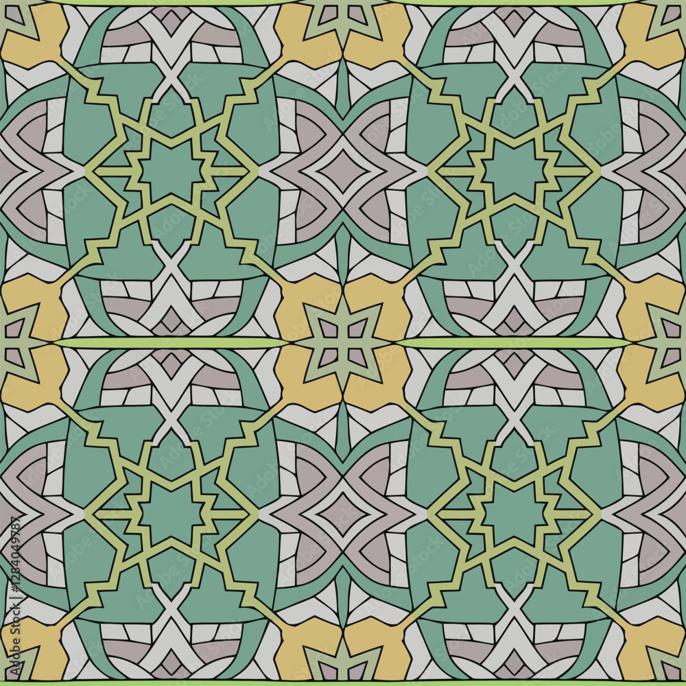 Intricate Geometric Pattern in Pastel Tones/Intricate Geometric Pattern in Pastel Tones Intricate Geometric Pattern in Pastel Tones/Intricate Geometric Pattern in Pastel Tones