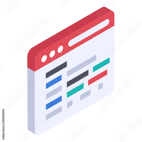 Software Product Delivery isometric Concept, Module Share Vector Icon Design, Software and web development symbol, Computer Programming and Coding stock illustration