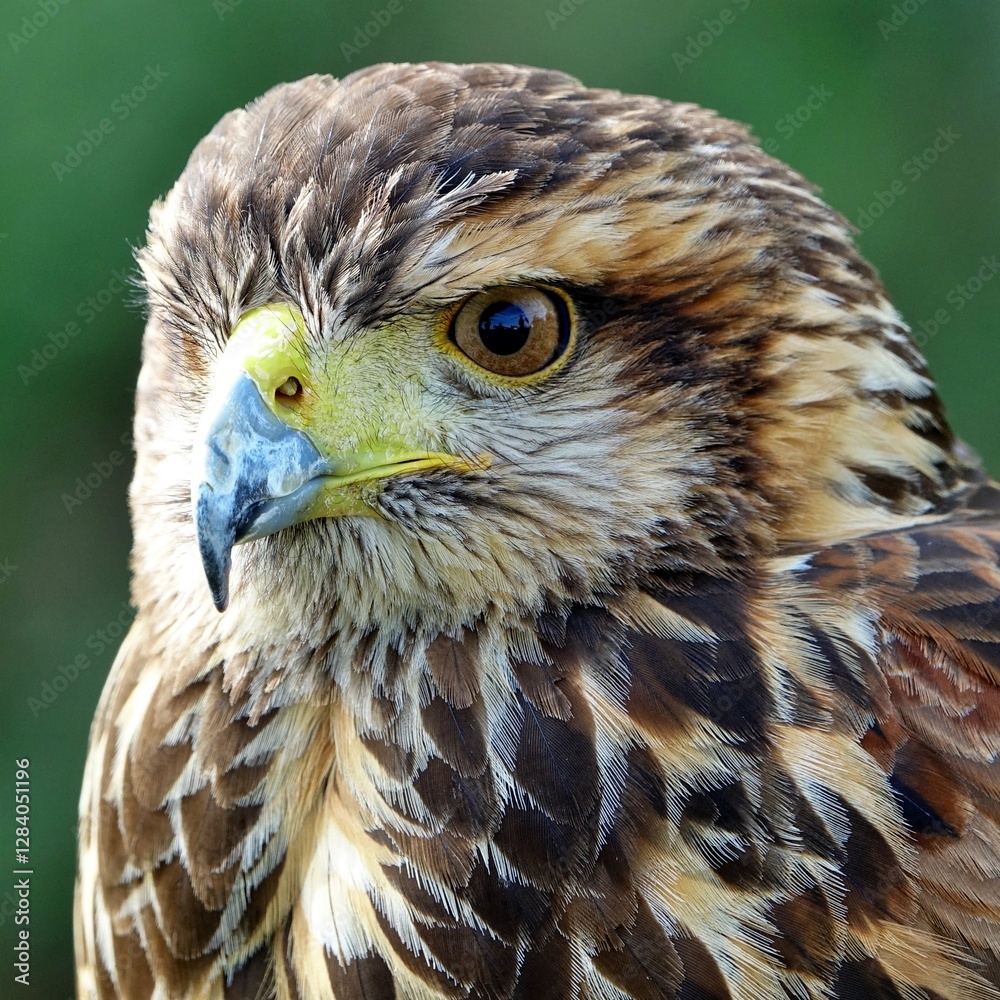 Obraz premium close-up of the head of a brown and white eagle