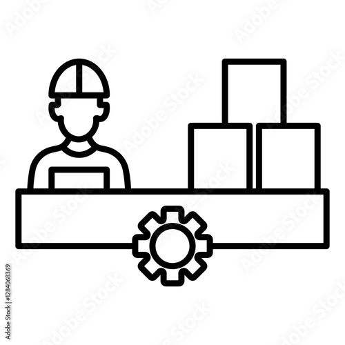 manufacturing vector icon