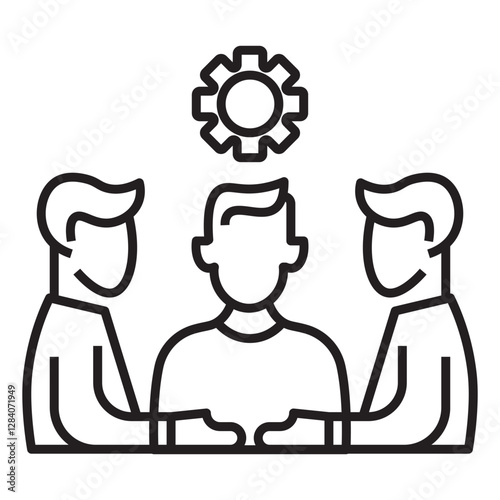 meeting vector icon