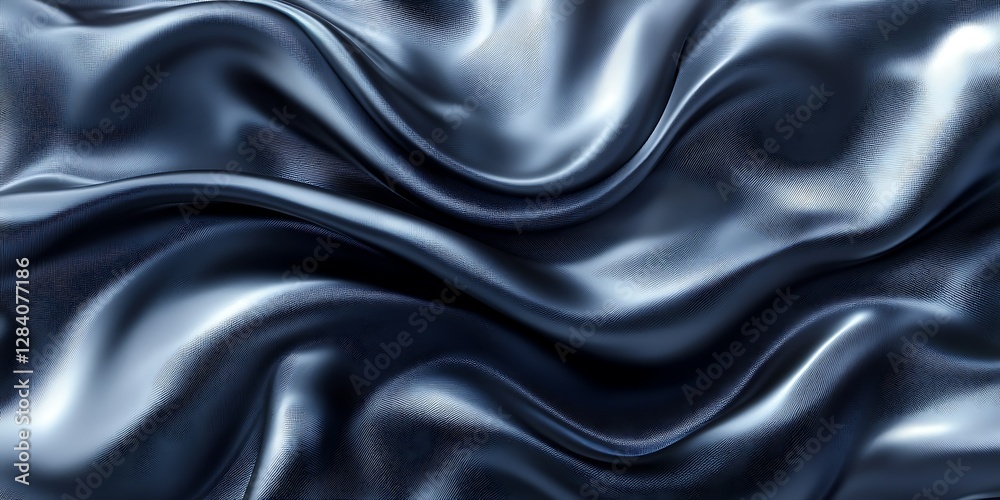 Fototapeta premium Draped dark fabric texture