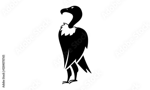 vulture vector logo design