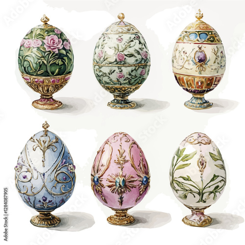 Fabergé eggs remain timeless treasures, symbolizing opulence and refinement.
