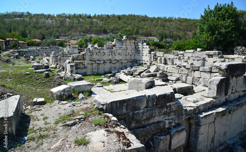 Stratonikeia Ancient City in Mugla, Turkey. photo