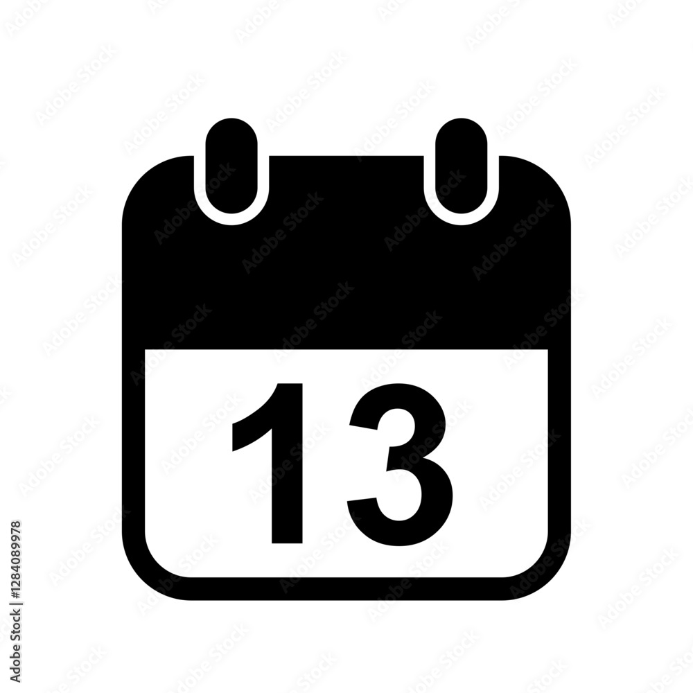 calendar date icon isolated on transparent background calendar date icon isolated on transparent background