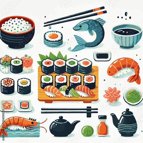 seafood, sushi, gourmet, fresh, delicious, rice, food, traditional, fish, japanese, cuisine, sashimi, maki, asian, tasty, culinary, healthy, salmon, roll, lunch, japan, seaweed, restaurant, dinner, as