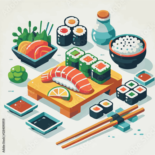 seafood, sushi, gourmet, fresh, delicious, rice, food, traditional, fish, japanese, cuisine, sashimi, maki, asian, tasty, culinary, healthy, salmon, roll, lunch, japan, seaweed, restaurant, dinner, as