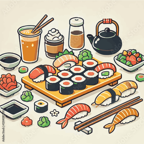 seafood, sushi, gourmet, fresh, delicious, rice, food, traditional, fish, japanese, cuisine, sashimi, maki, asian, tasty, culinary, healthy, salmon, roll, lunch, japan, seaweed, restaurant, dinner, as