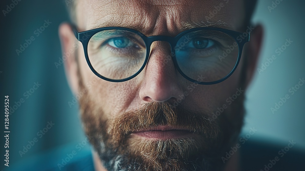 man with glasses man with glasses