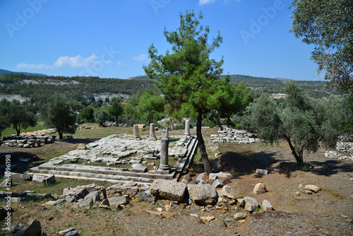 Stratonikeia Ancient City in Mugla, Turkey. photo