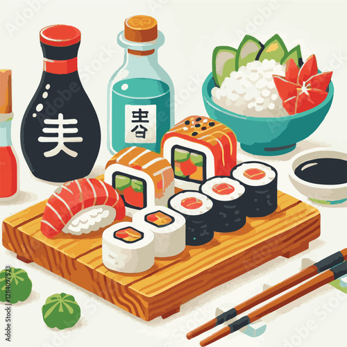 seafood, sushi, gourmet, fresh, delicious, rice, food, traditional, fish, japanese, cuisine, sashimi, maki, asian, tasty, culinary, healthy, salmon, roll, lunch, japan, seaweed, restaurant, dinner, as