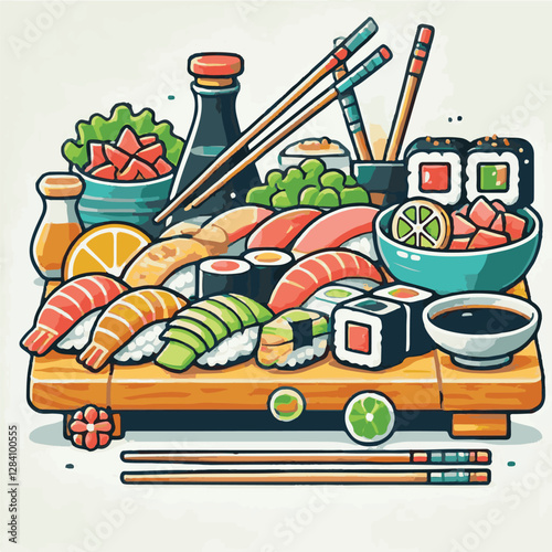 seafood, sushi, gourmet, fresh, delicious, rice, food, traditional, fish, japanese, cuisine, sashimi, maki, asian, tasty, culinary, healthy, salmon, roll, lunch, japan, seaweed, restaurant, dinner, as
