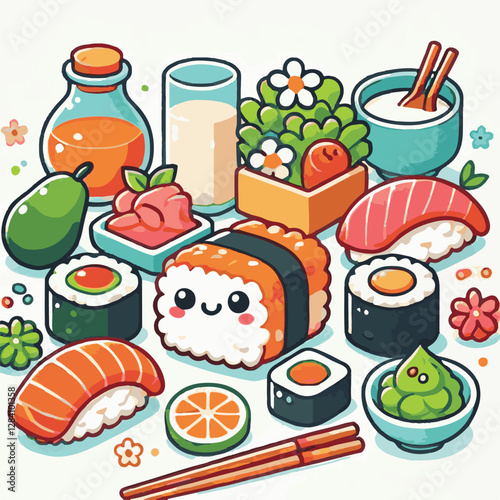 seafood, sushi, gourmet, fresh, delicious, rice, food, traditional, fish, japanese, cuisine, sashimi, maki, asian, tasty, culinary, healthy, salmon, roll, lunch, japan, seaweed, restaurant, dinner, as