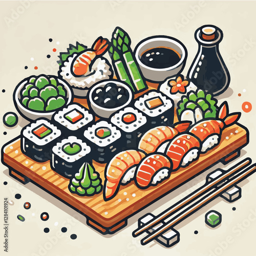 seafood, sushi, gourmet, fresh, delicious, rice, food, traditional, fish, japanese, cuisine, sashimi, maki, asian, tasty, culinary, healthy, salmon, roll, lunch, japan, seaweed, restaurant, dinner, as