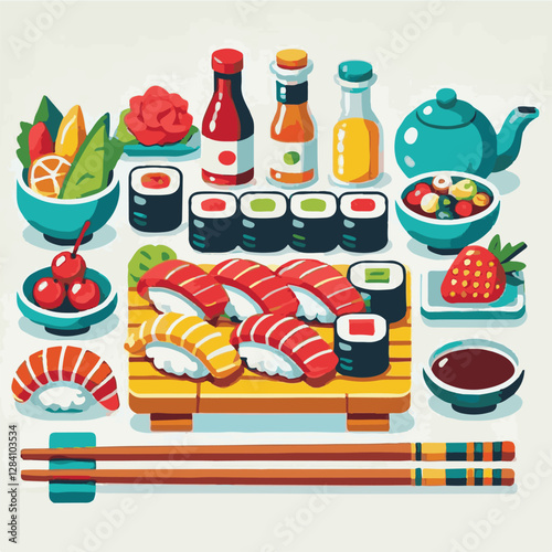seafood, sushi, gourmet, fresh, delicious, rice, food, traditional, fish, japanese, cuisine, sashimi, maki, asian, tasty, culinary, healthy, salmon, roll, lunch, japan, seaweed, restaurant, dinner, as