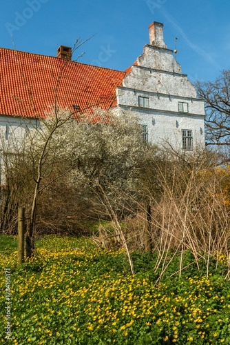 Obraz na płótnie Herrenhaus Hoyersworth w salonie
