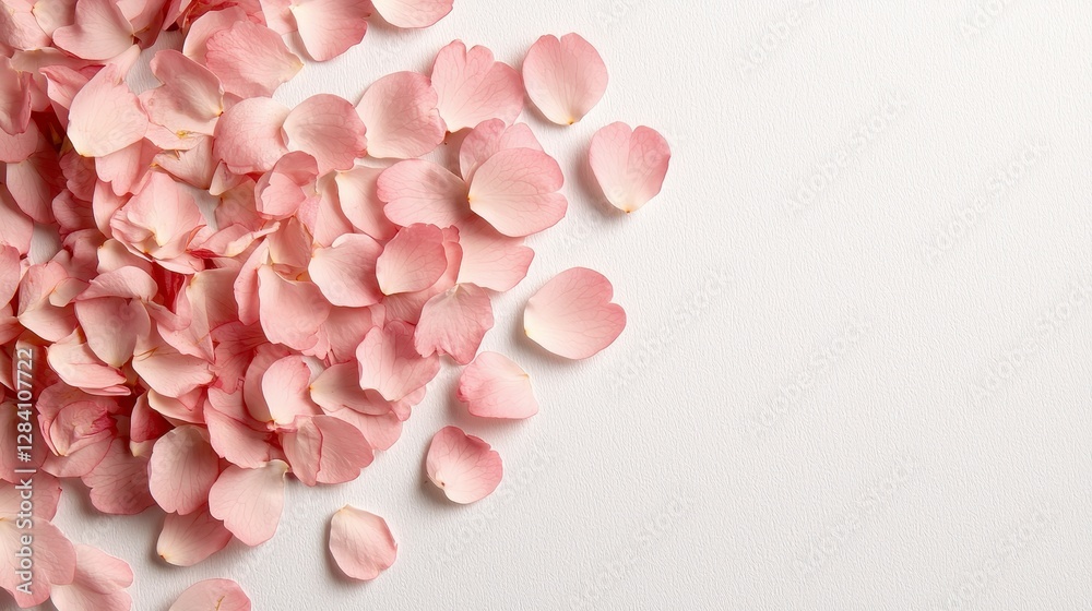 Obraz premium Gentle Rose Petal Array