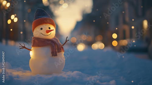 snowman in the winter