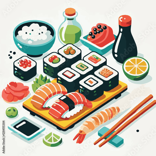 seafood, sushi, gourmet, fresh, delicious, rice, food, traditional, fish, japanese, cuisine, sashimi, maki, asian, tasty, culinary, healthy, salmon, roll, lunch, japan, seaweed, restaurant, dinner, as
