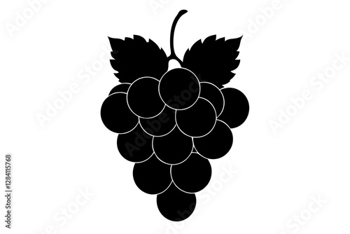 vector illustration of grapes