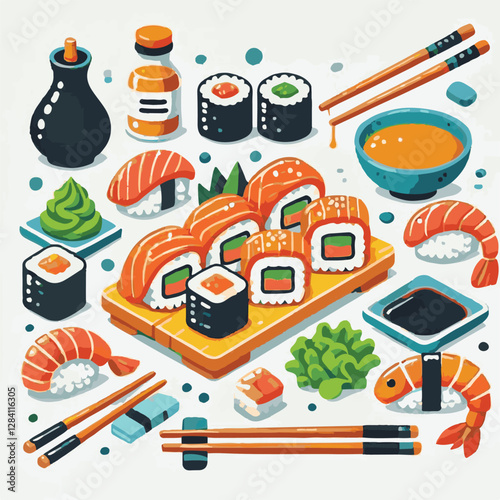 seafood, sushi, gourmet, fresh, delicious, rice, food, traditional, fish, japanese, cuisine, sashimi, maki, asian, tasty, culinary, healthy, salmon, roll, lunch, japan, seaweed, restaurant, dinner, as