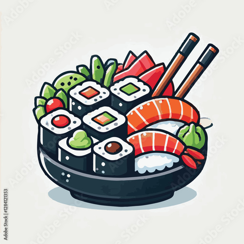 seafood, sushi, gourmet, fresh, delicious, rice, food, traditional, fish, japanese, cuisine, sashimi, maki, asian, tasty, culinary, healthy, salmon, roll, lunch, japan, seaweed, restaurant, dinner, as