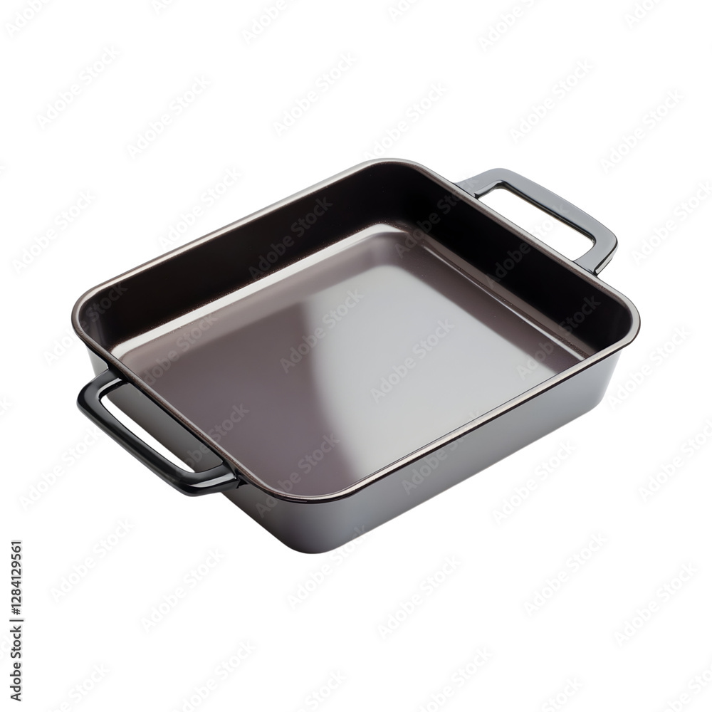 Heavy Duty Non Stick Brownie Pan with Polished Sur Isolated on Transparent Background Heavy Duty Non Stick Brownie Pan with Polished Sur Isolated on Transparent Background