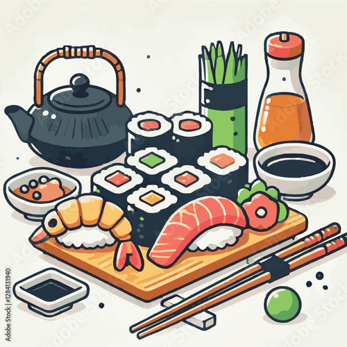 seafood, sushi, gourmet, fresh, delicious, rice, food, traditional, fish, japanese, cuisine, sashimi, maki, asian, tasty, culinary, healthy, salmon, roll, lunch, japan, seaweed, restaurant, dinner, as