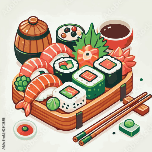 seafood, sushi, gourmet, fresh, delicious, rice, food, traditional, fish, japanese, cuisine, sashimi, maki, asian, tasty, culinary, healthy, salmon, roll, lunch, japan, seaweed, restaurant, dinner, as