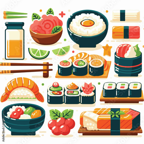 seafood, sushi, gourmet, fresh, delicious, rice, food, traditional, fish, japanese, cuisine, sashimi, maki, asian, tasty, culinary, healthy, salmon, roll, lunch, japan, seaweed, restaurant, dinner, as