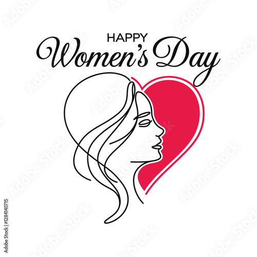 Women's Day hand drawn lettering.