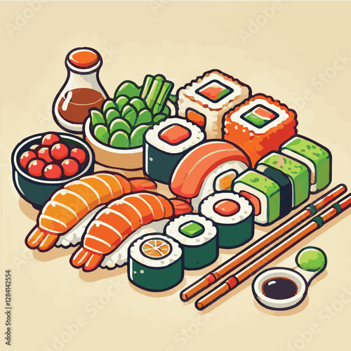 seafood, sushi, gourmet, fresh, delicious, rice, food, traditional, fish, japanese, cuisine, sashimi, maki, asian, tasty, culinary, healthy, salmon, roll, lunch, japan, seaweed, restaurant, dinner, as